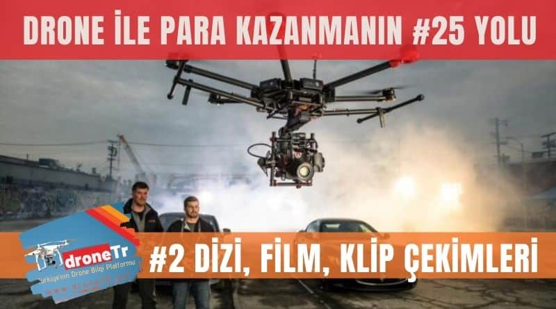 Drone ile para kazanmak için 25 iş fikri, #2 Drone ile dizi film klip program çekimleri yapmak | www.DroneTR.net