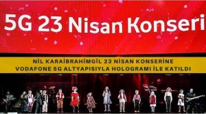 Nil Karaibrahimgil 23 Nisan Konserine Vodafone 5G Altyapısıyla Hologramı İle Katıldı