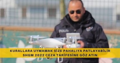 kurallara uymadan drone uçurmak size pahalıya patlayabilir SHGM 2022 ceza tarifesine göz atın