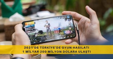 2021'de Türkiye'de Oyun Hasılatı 1 Milyar 200 Milyon Dolara Ulaştı